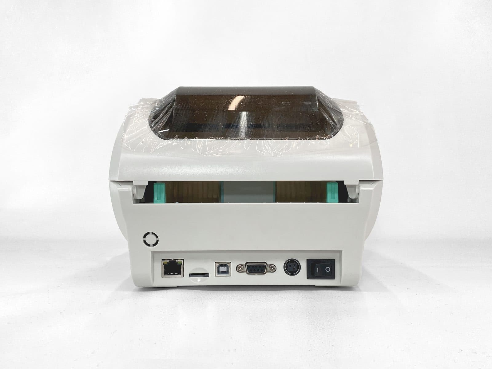 Разъёмы Xprinter XP-470B: USB, RS-232, Ethernet и питание